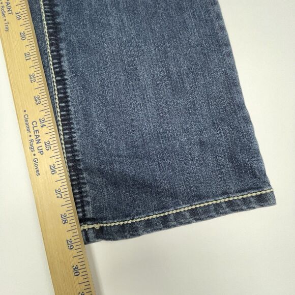 Nine West Jeans Embellished Bling Pockets Bootcut Women's Size 12 - Picture 15 of 16